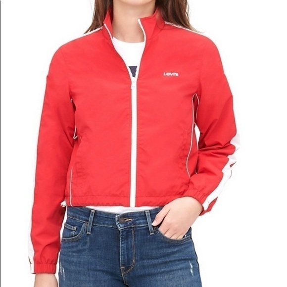 Women’s Levi’s Taslan coach track jacket XS NWT - Picture 1 of 5